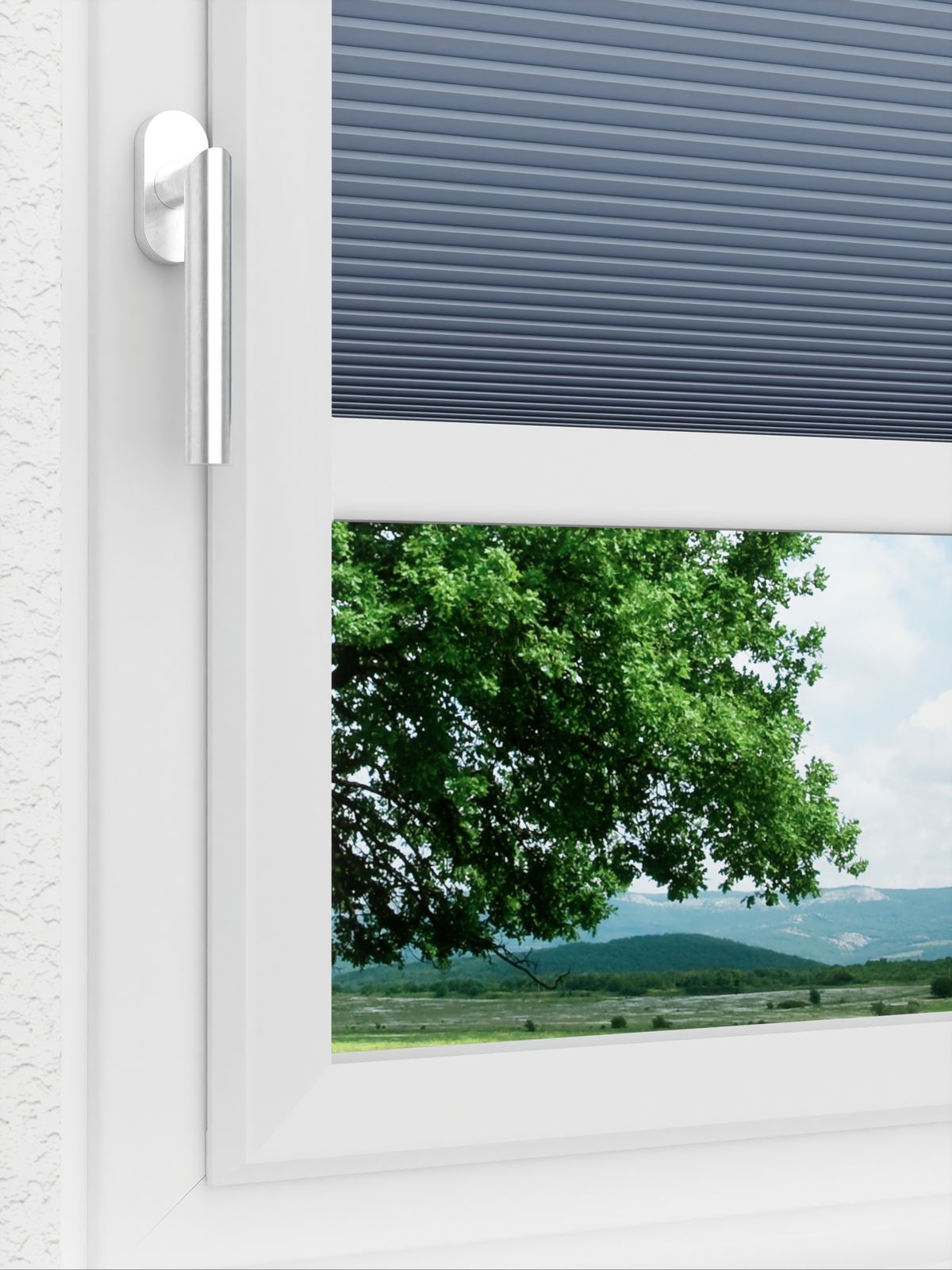 Detailansicht LYSEL HOME Dubbele Plissé 029A Alba LI
