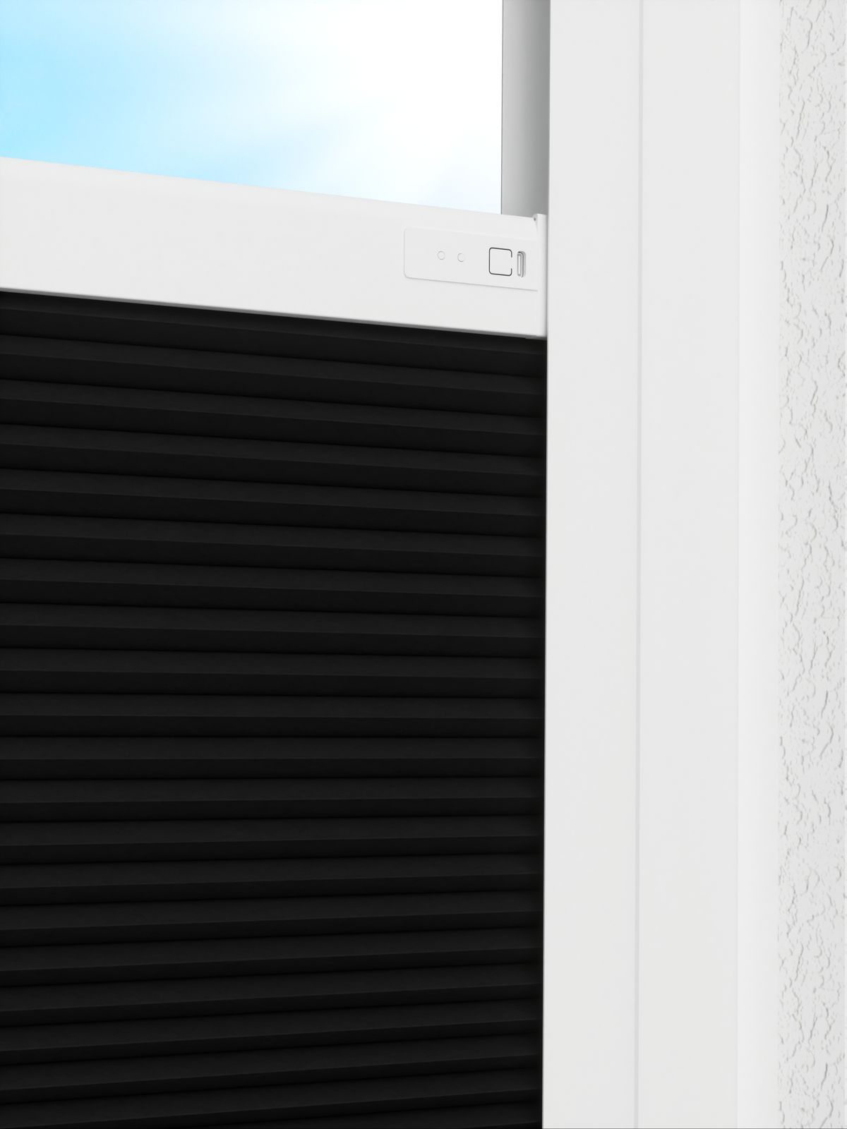 Detailansicht LYSEL HOME Dubbele Plissé 032A Alba LI