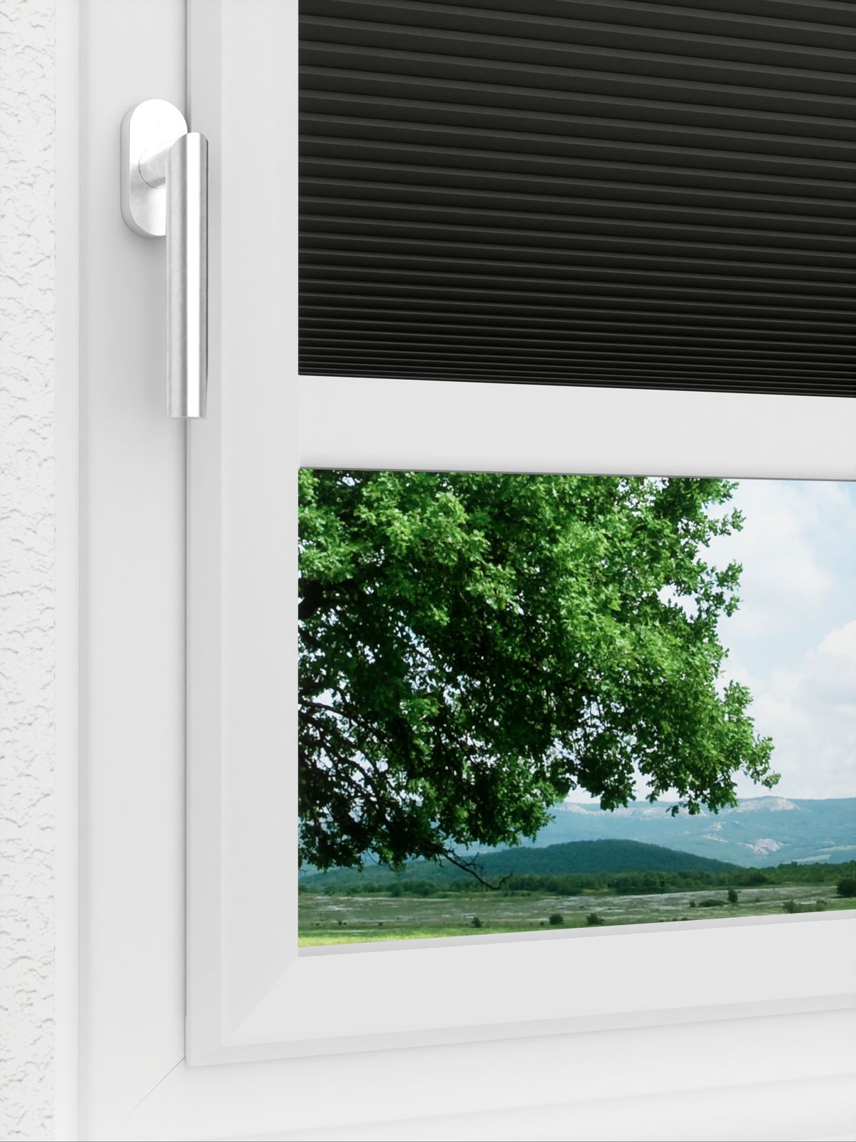 Detailansicht LYSEL HOME Plissee 018A Calluna Wabe