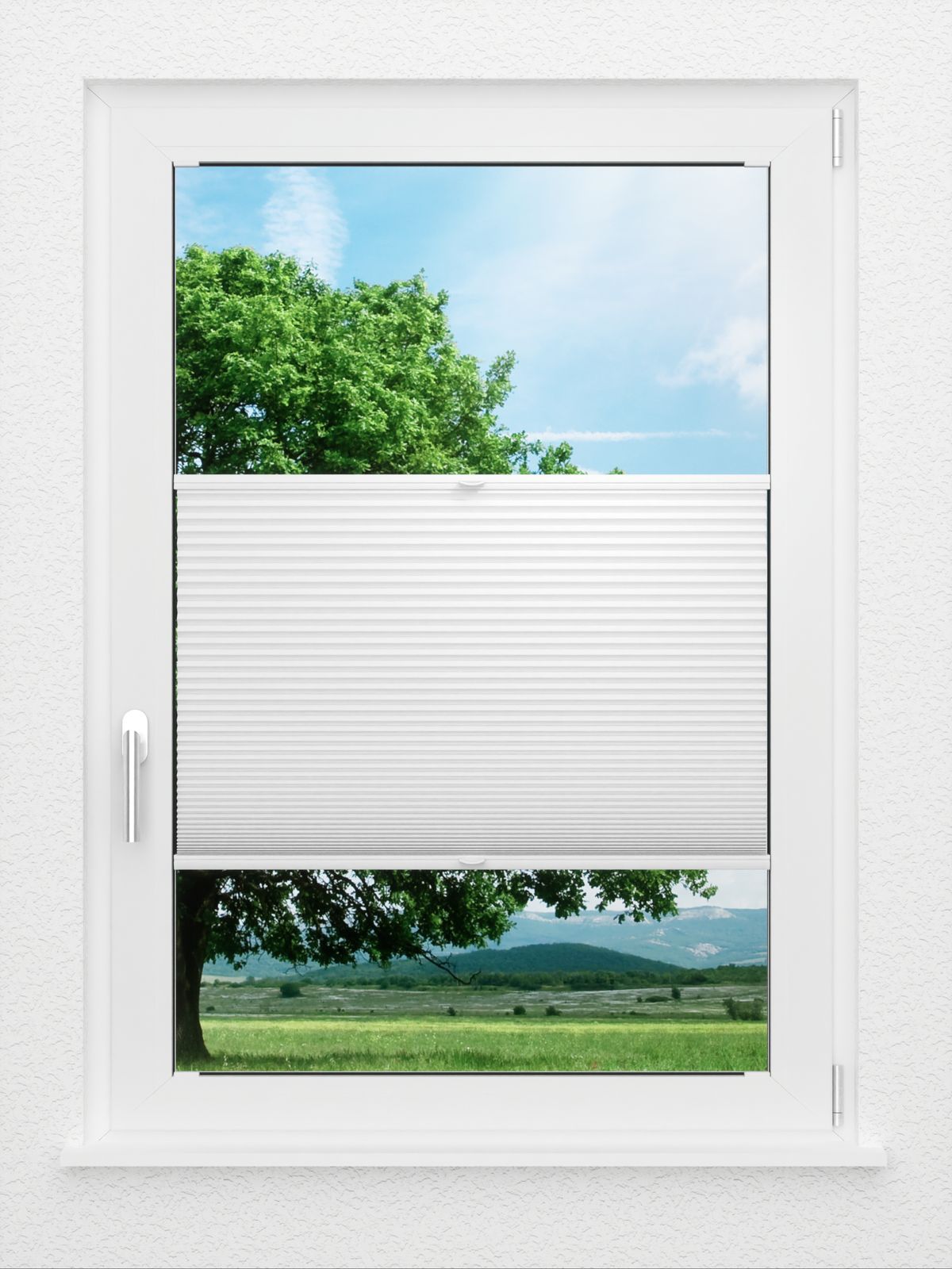 Detailansicht LYSEL HOME Dubbele Plissé 004A Alba LI