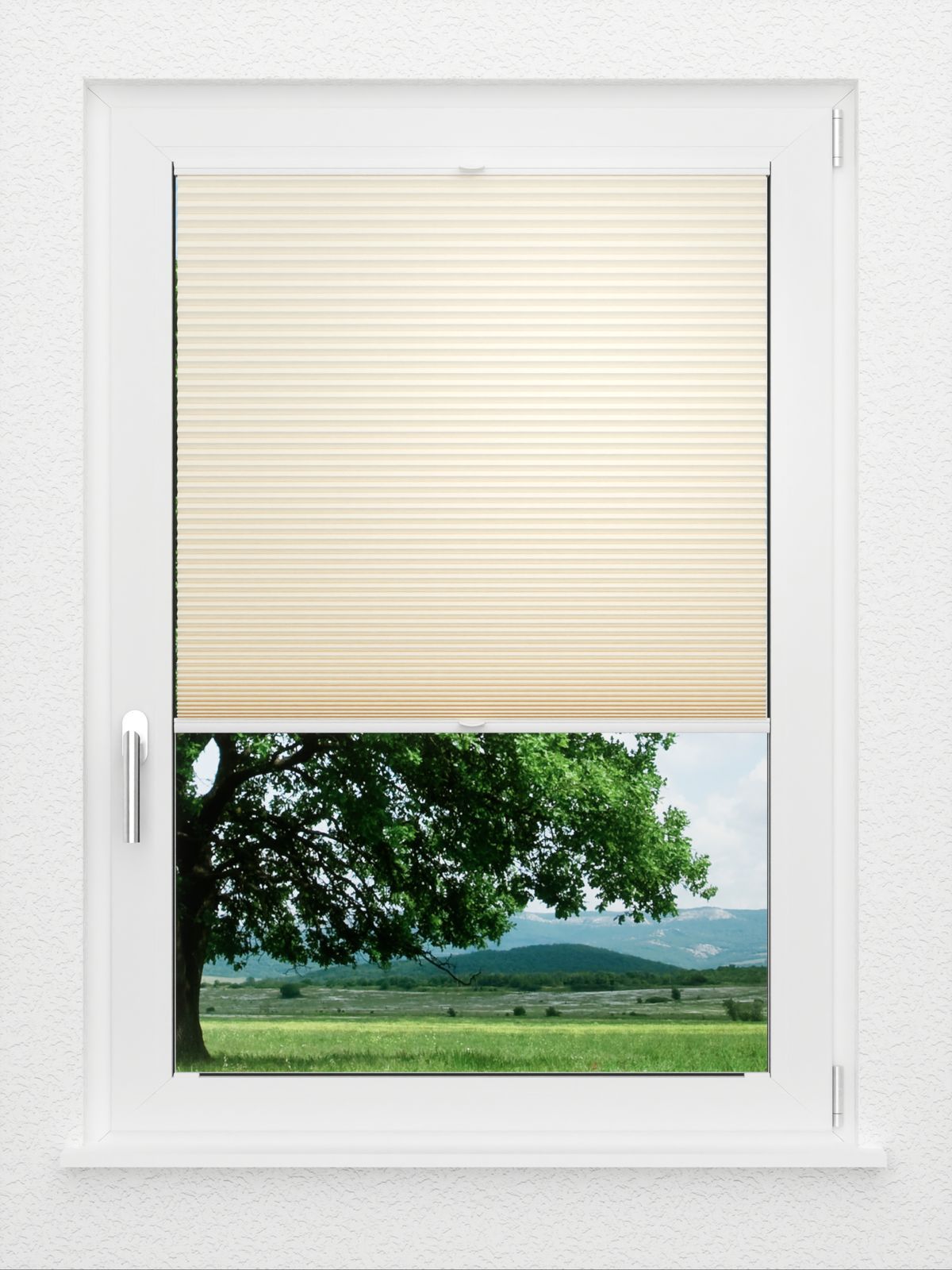 Detailansicht LYSEL HOME Dubbele Plissé 013A Alba LI
