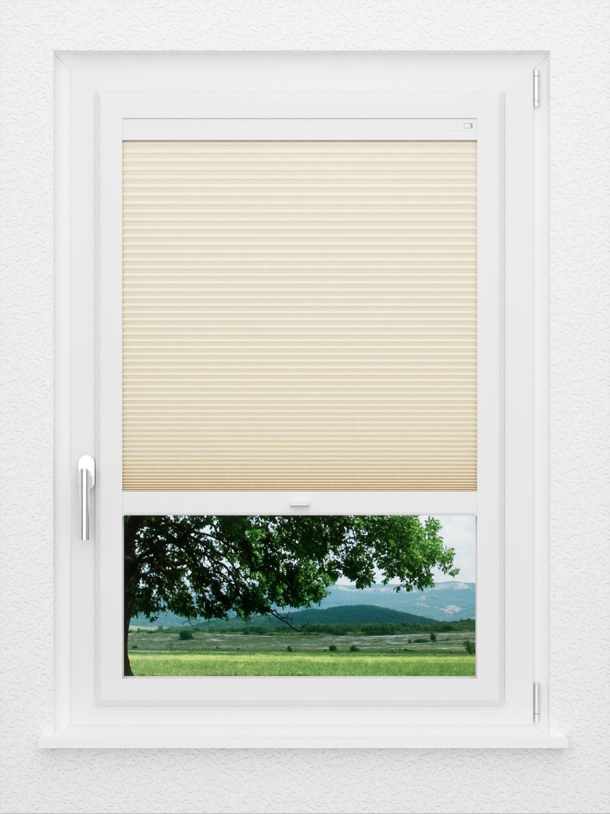 Detailansicht LYSEL HOME Dubbele Plissé 013A Alba LI