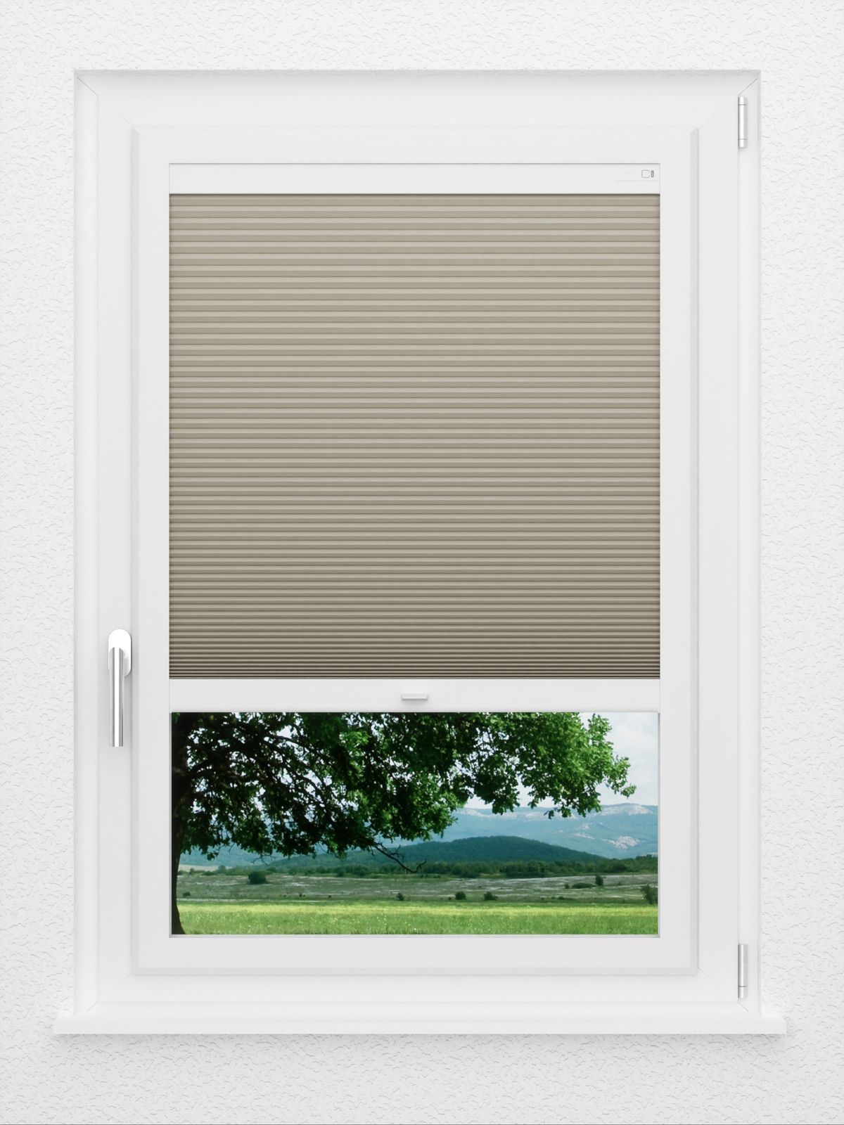Detailansicht LYSEL HOME Dubbele Plissé 001A Alba LI