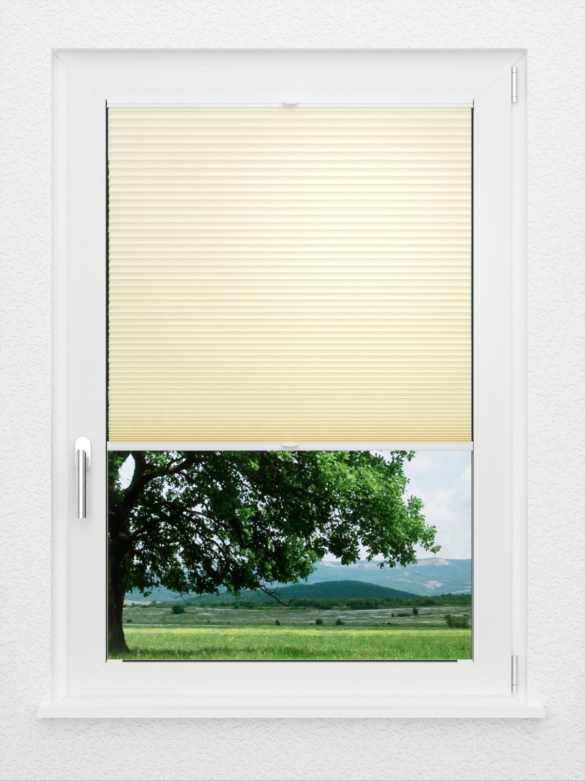 Detailansicht LYSEL HOME Dubbele Plissé 014A Alba LI