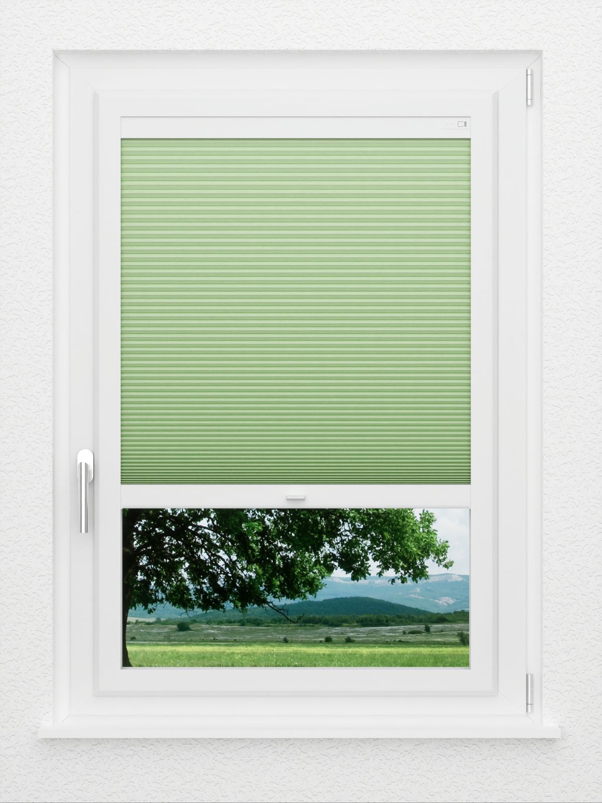 Detailansicht LYSEL HOME Dubbele Plissé 027A Alba LI