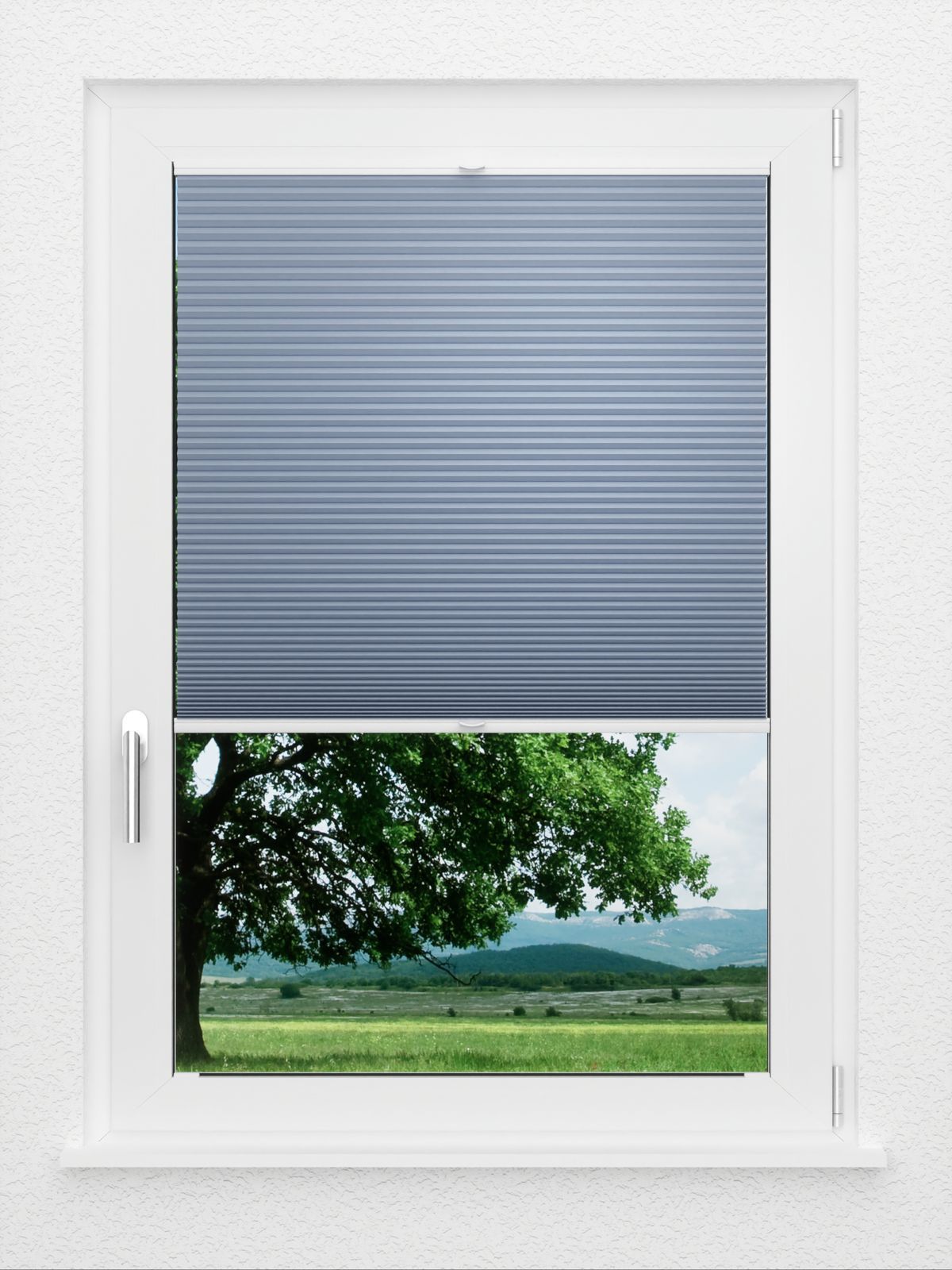 Detailansicht LYSEL HOME Dubbele Plissé 029A Alba LI