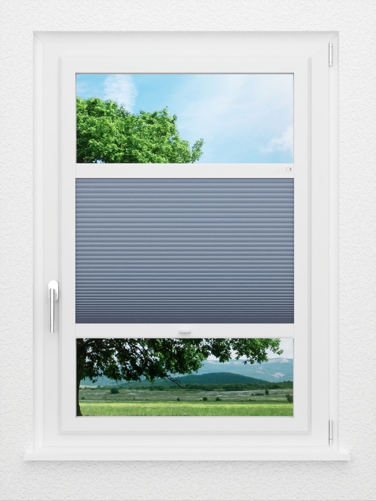 Detailansicht LYSEL HOME Dubbele Plissé 029A Alba LI