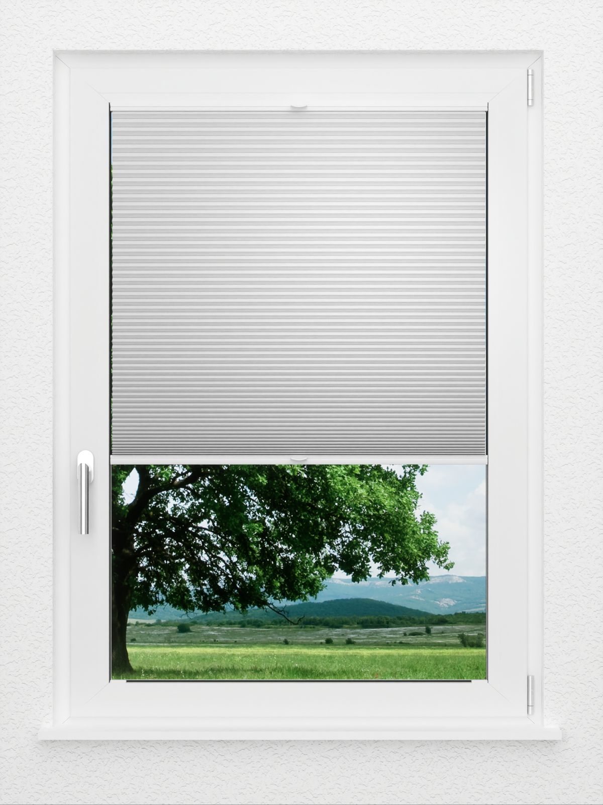 Detailansicht LYSEL HOME Dubbele Plissé 003A Alba LI