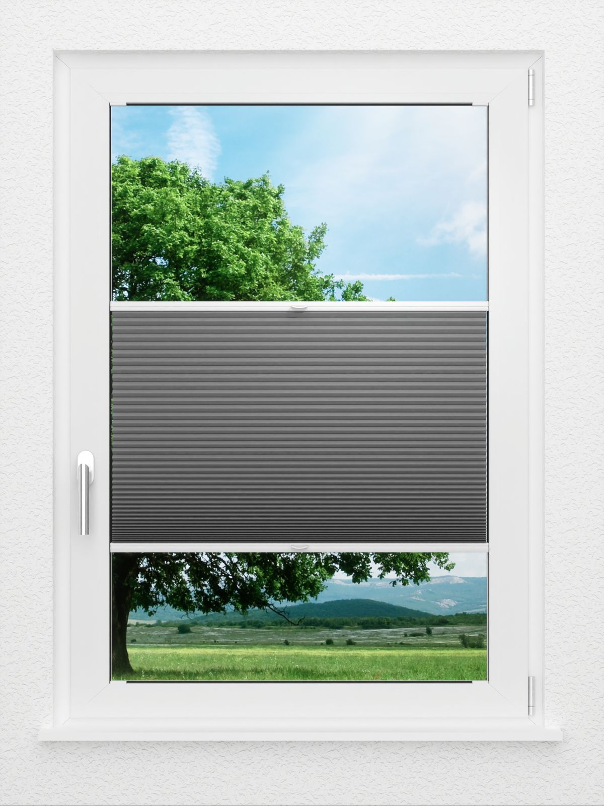 Detailansicht LYSEL HOME Dubbele Plissé 007A Alba LI