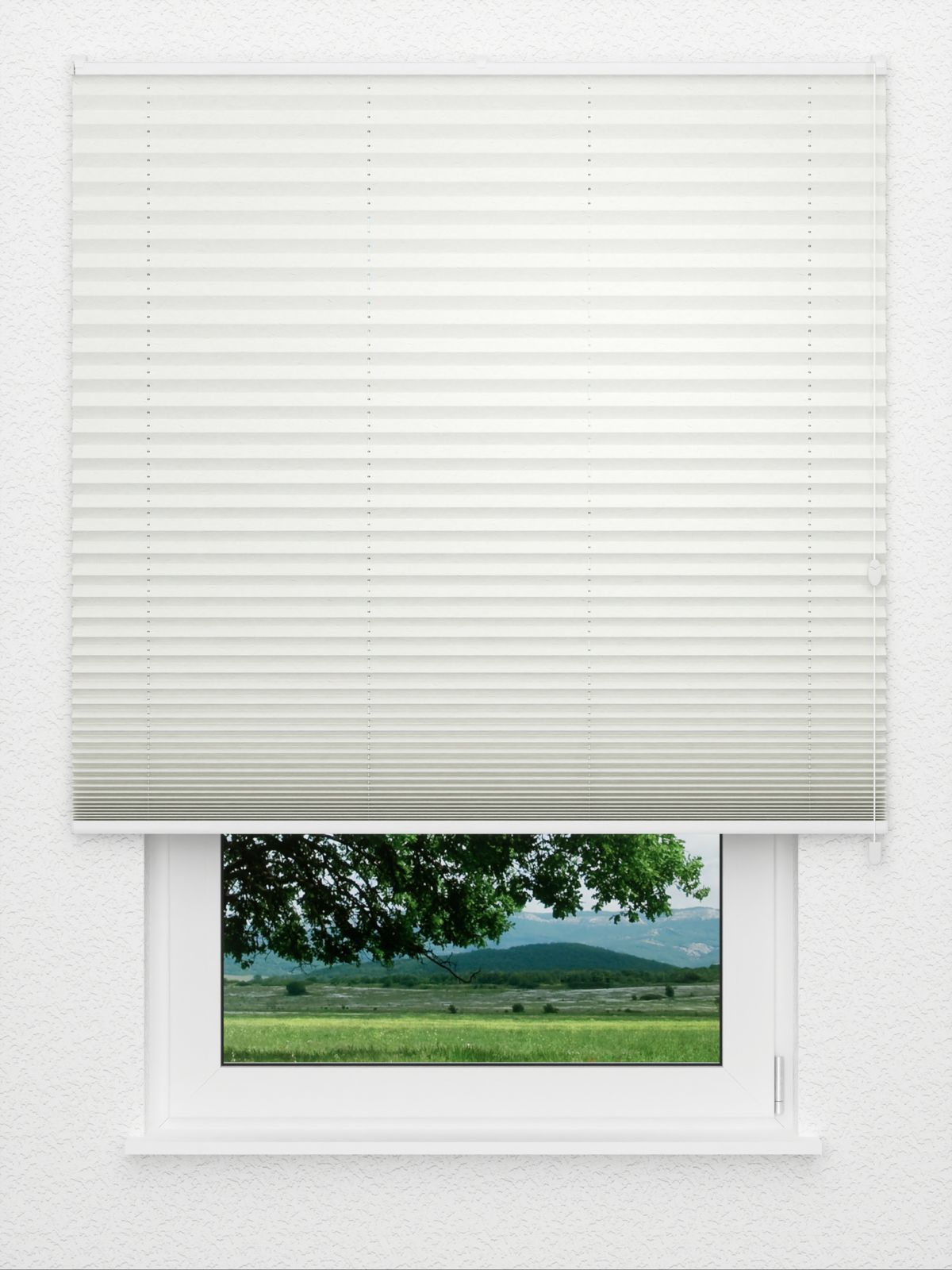 Detailansicht Plissé Crush Perl 01.0403