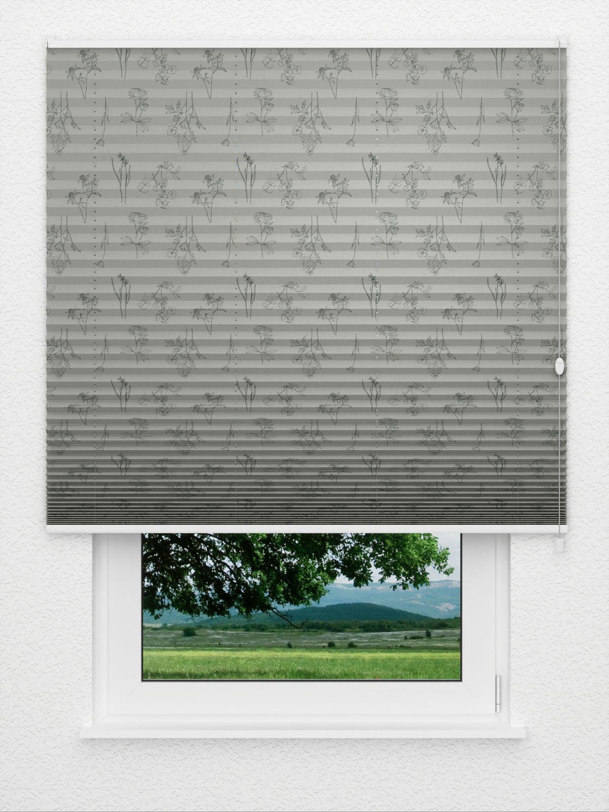 Detailansicht Plissé Gray-Meadow 3409.8553