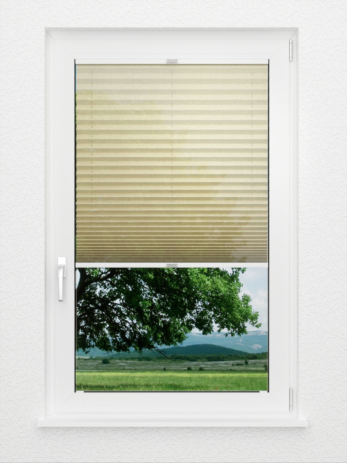 Detailansicht Plissé jute Blop 6505.4257