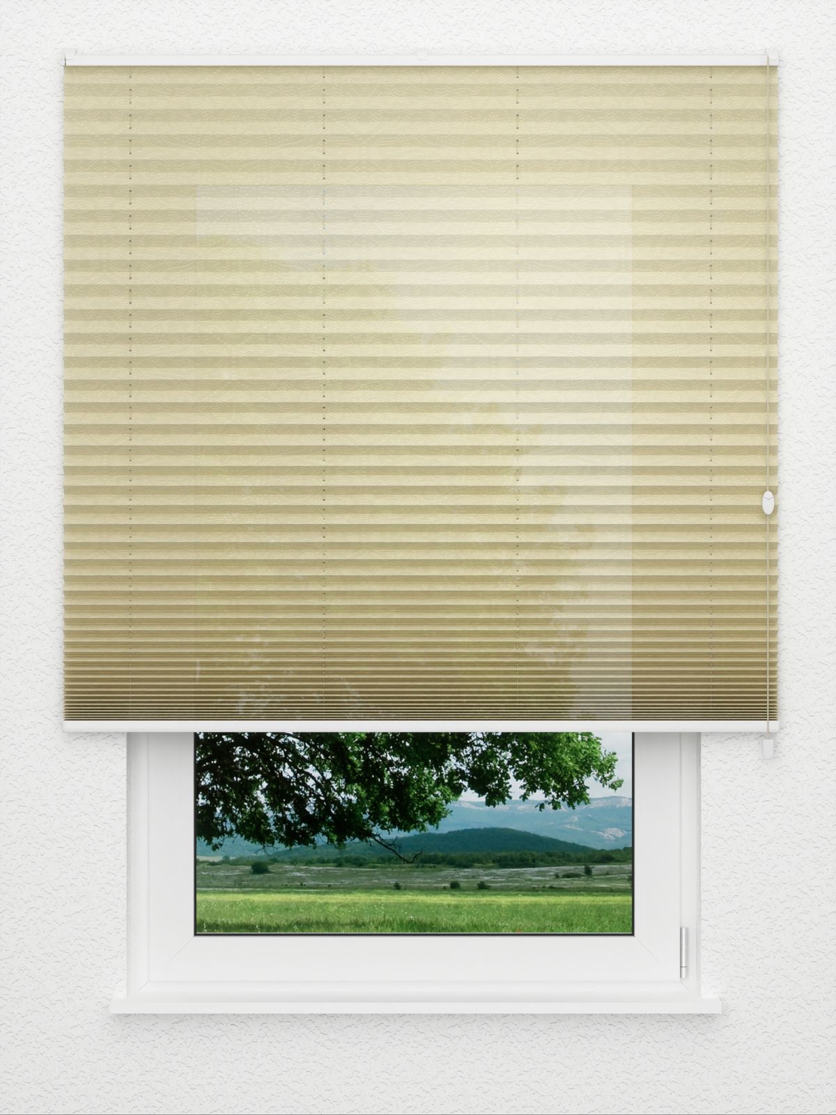 Detailansicht Plissé jute Blop 6505.4257