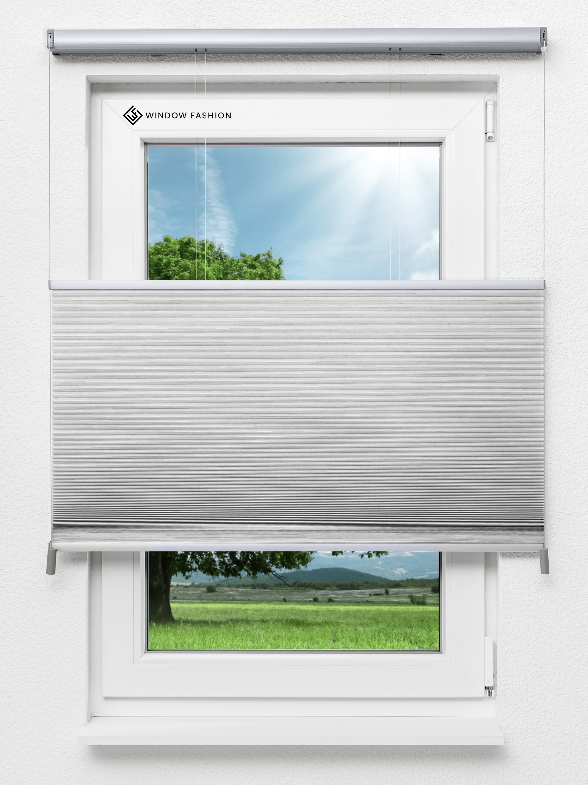 Detailansicht Dubbele Plissé Lines Comb 7891.5054