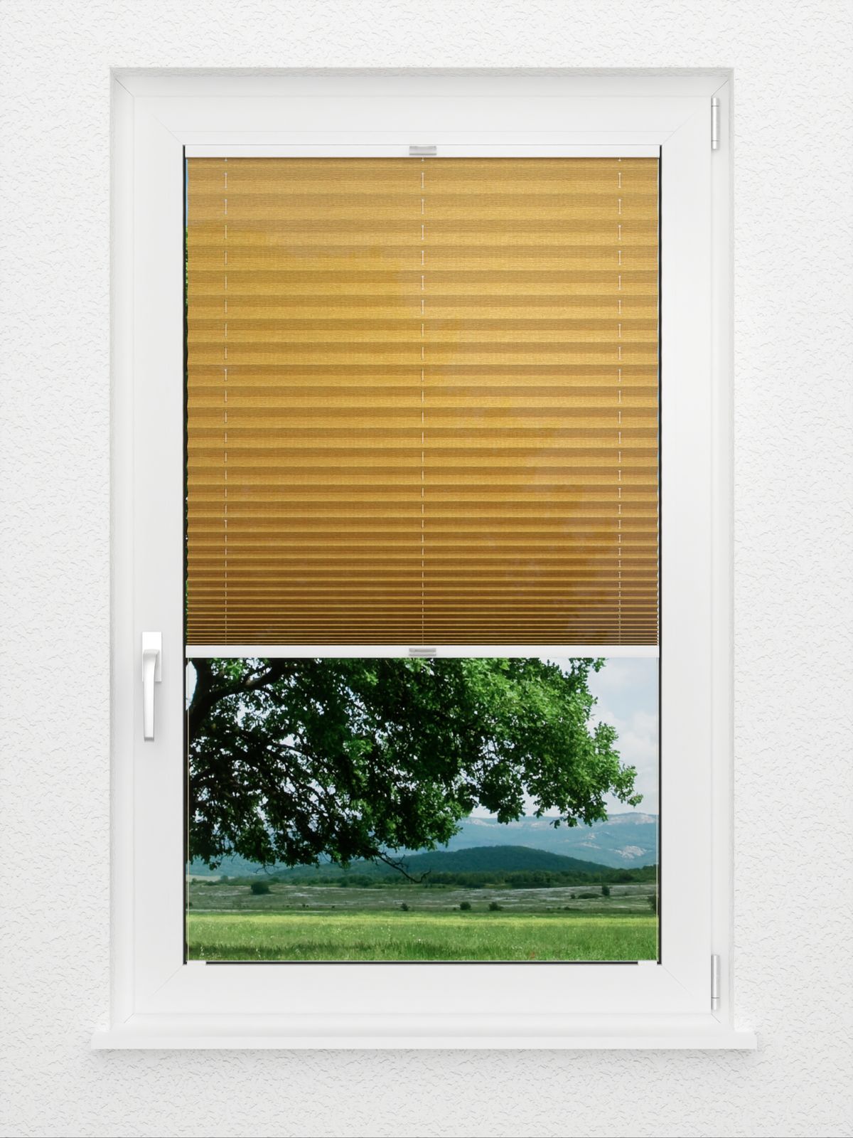Detailansicht Plissé Daglicht Melange 5003.5052