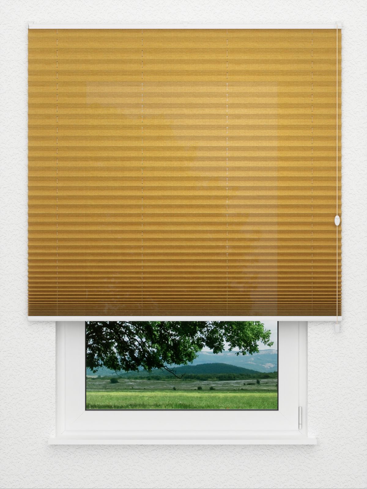 Detailansicht Plissé Daglicht Melange 5003.5052