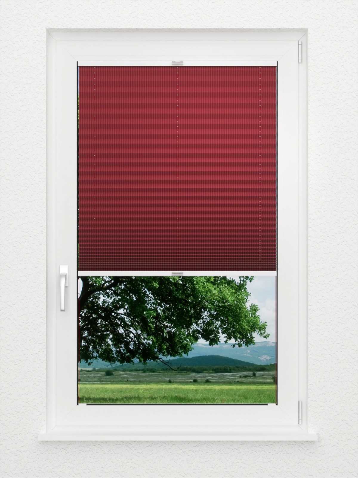 Detailansicht Plissé Satin Stripes 3040.3201