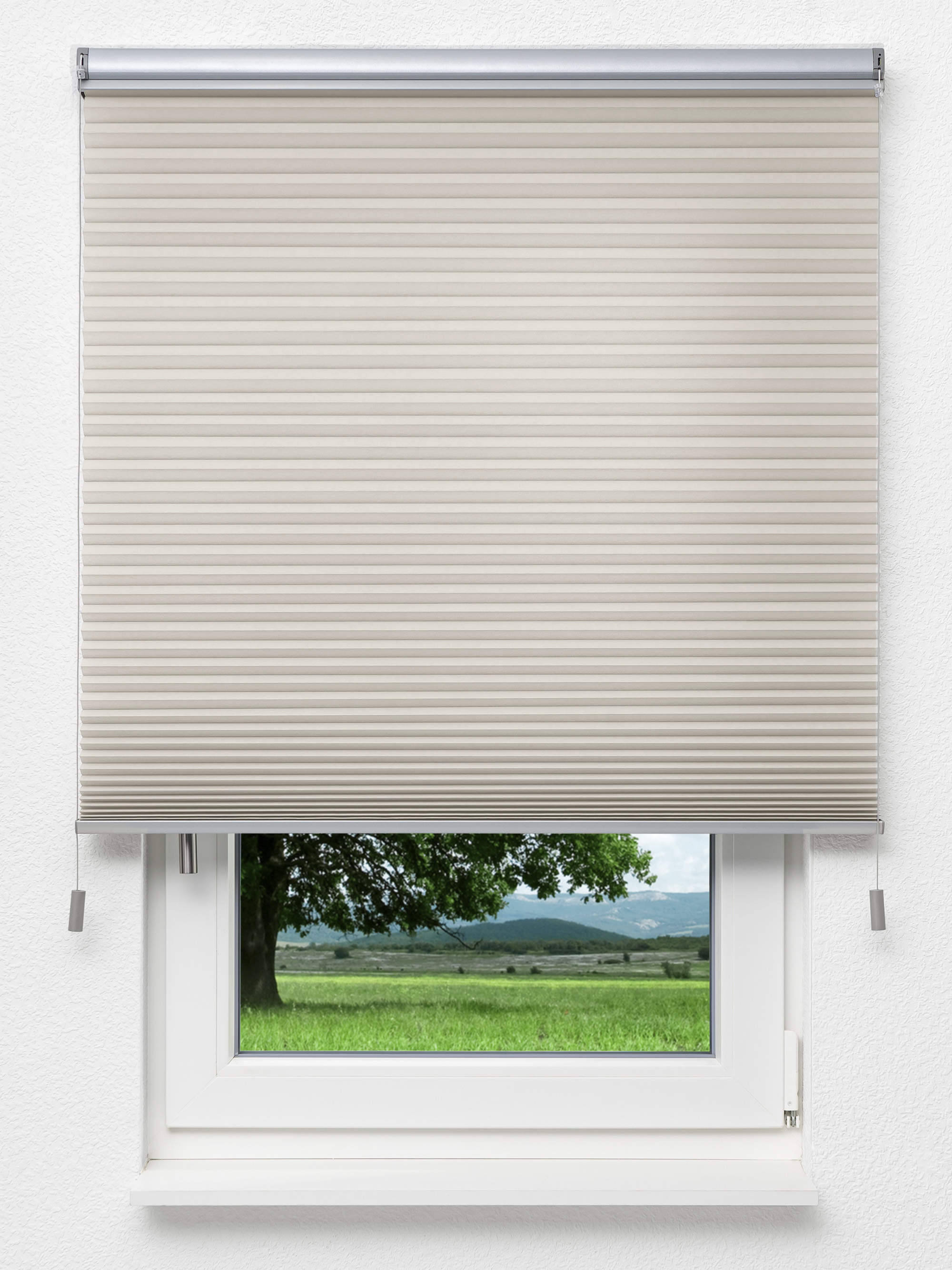 Detailansicht Dubbele Plissé 45mm Zachte Kam 7502.4502