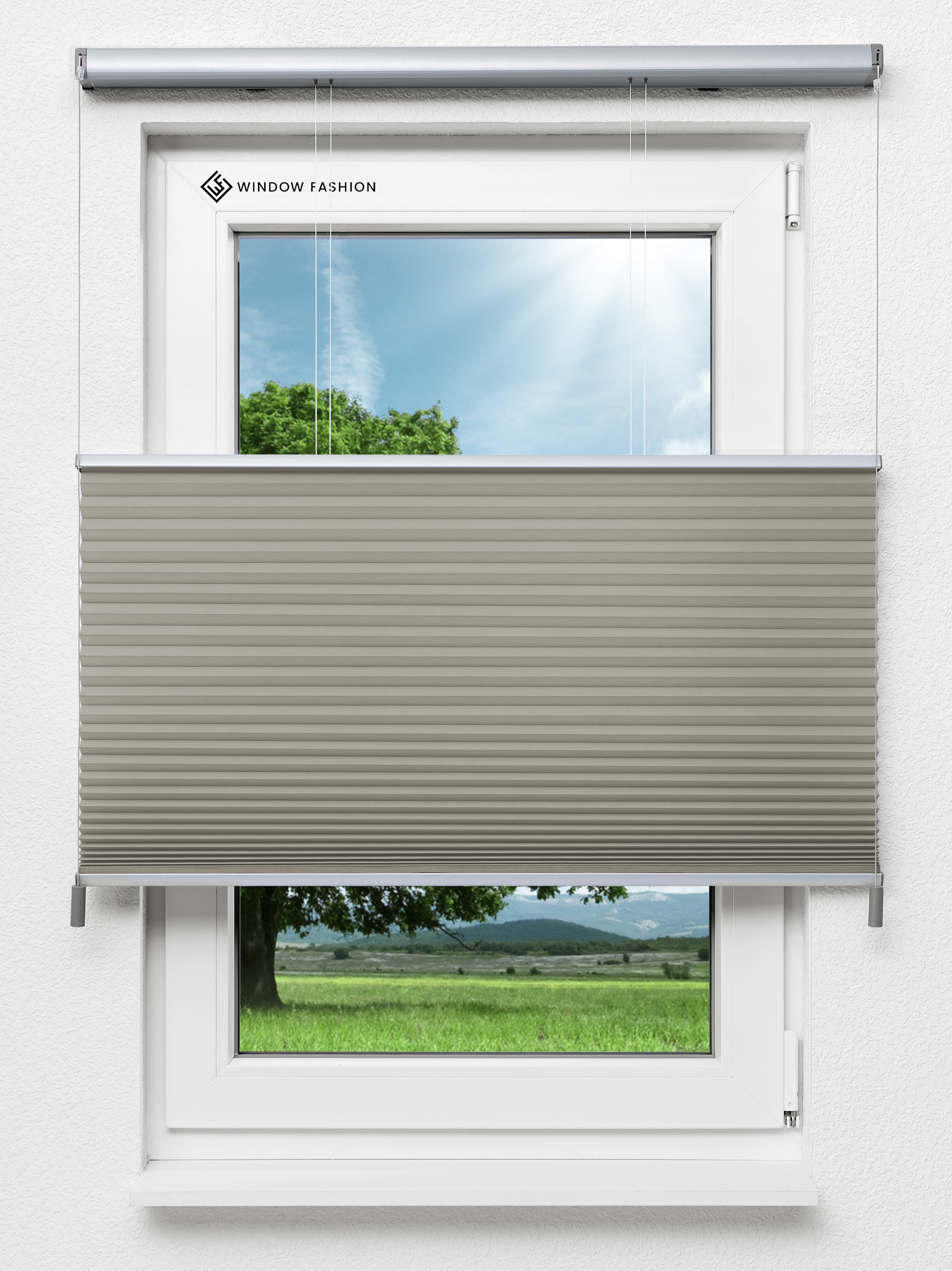 Detailansicht Dubbele Plissé 45mm Zachte Kam 7507.4503
