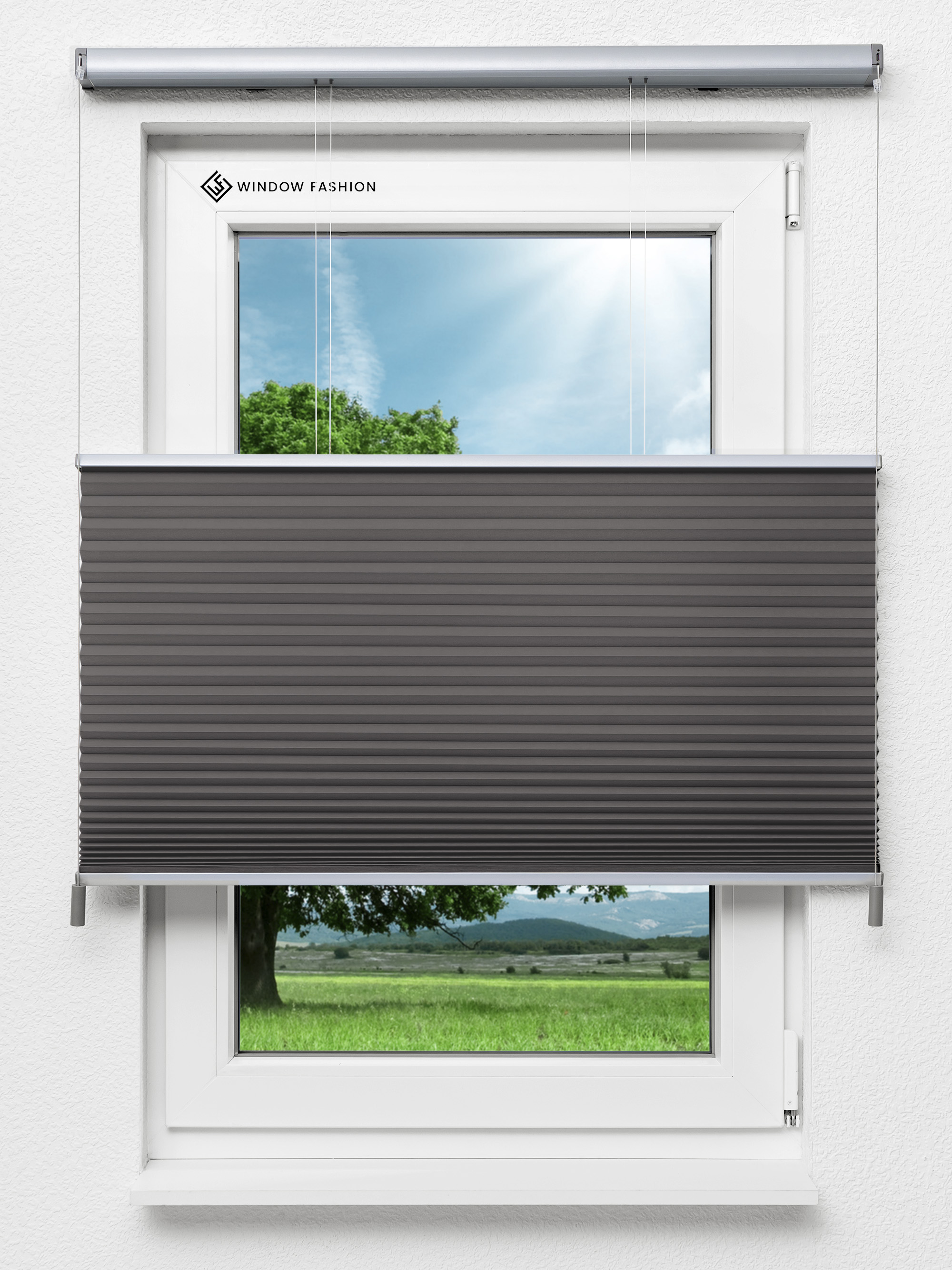 Detailansicht Dubbele Plissé 45mm Zachte Kam 7509.4504