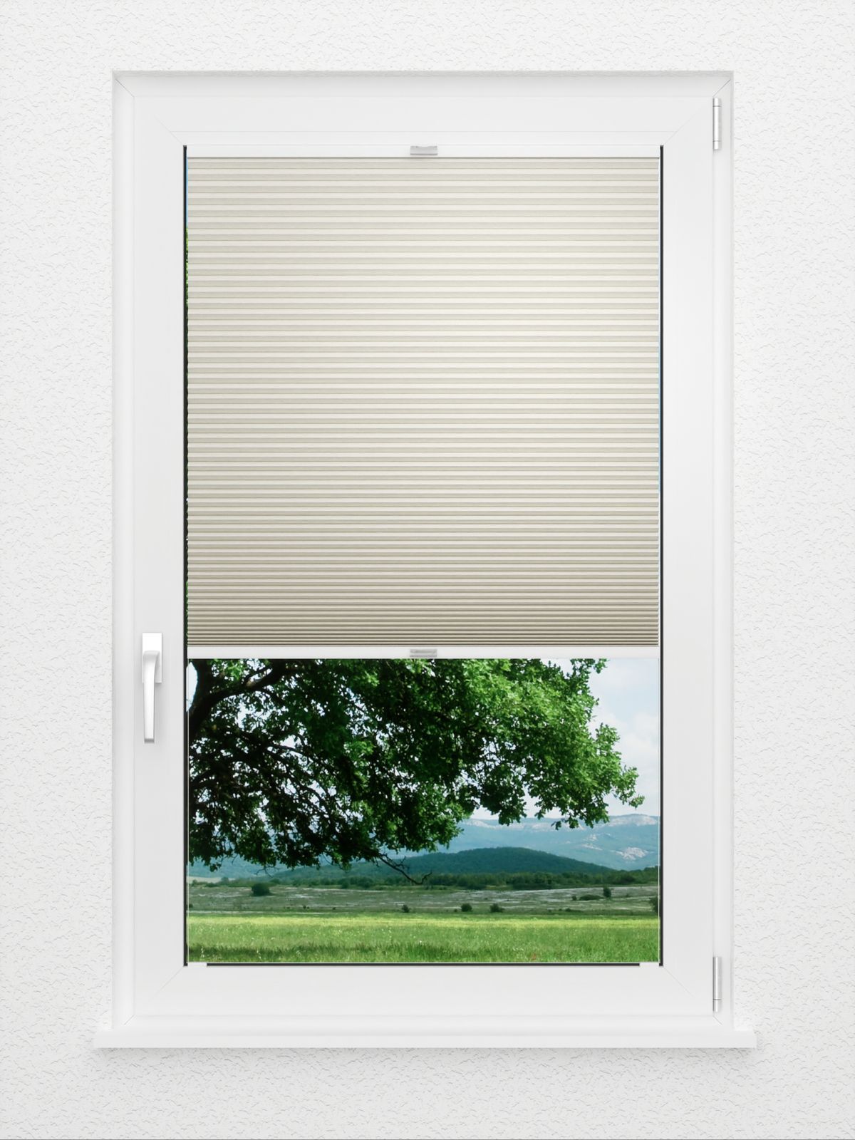 Detailansicht Dubbele Plissé Soft Comb 7502.8907