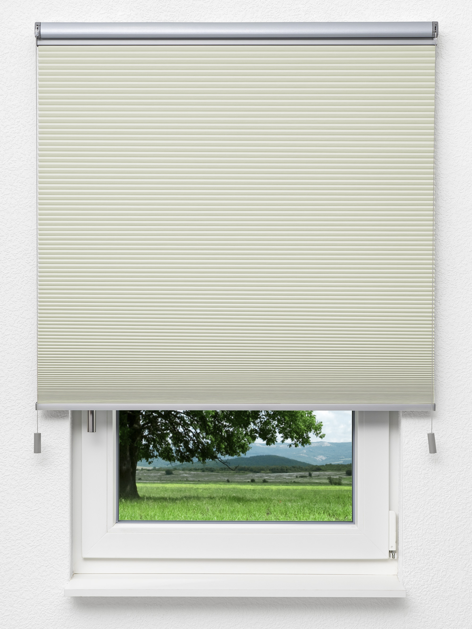 Detailansicht Dubbele Plissé Shade Comb 8020.9156