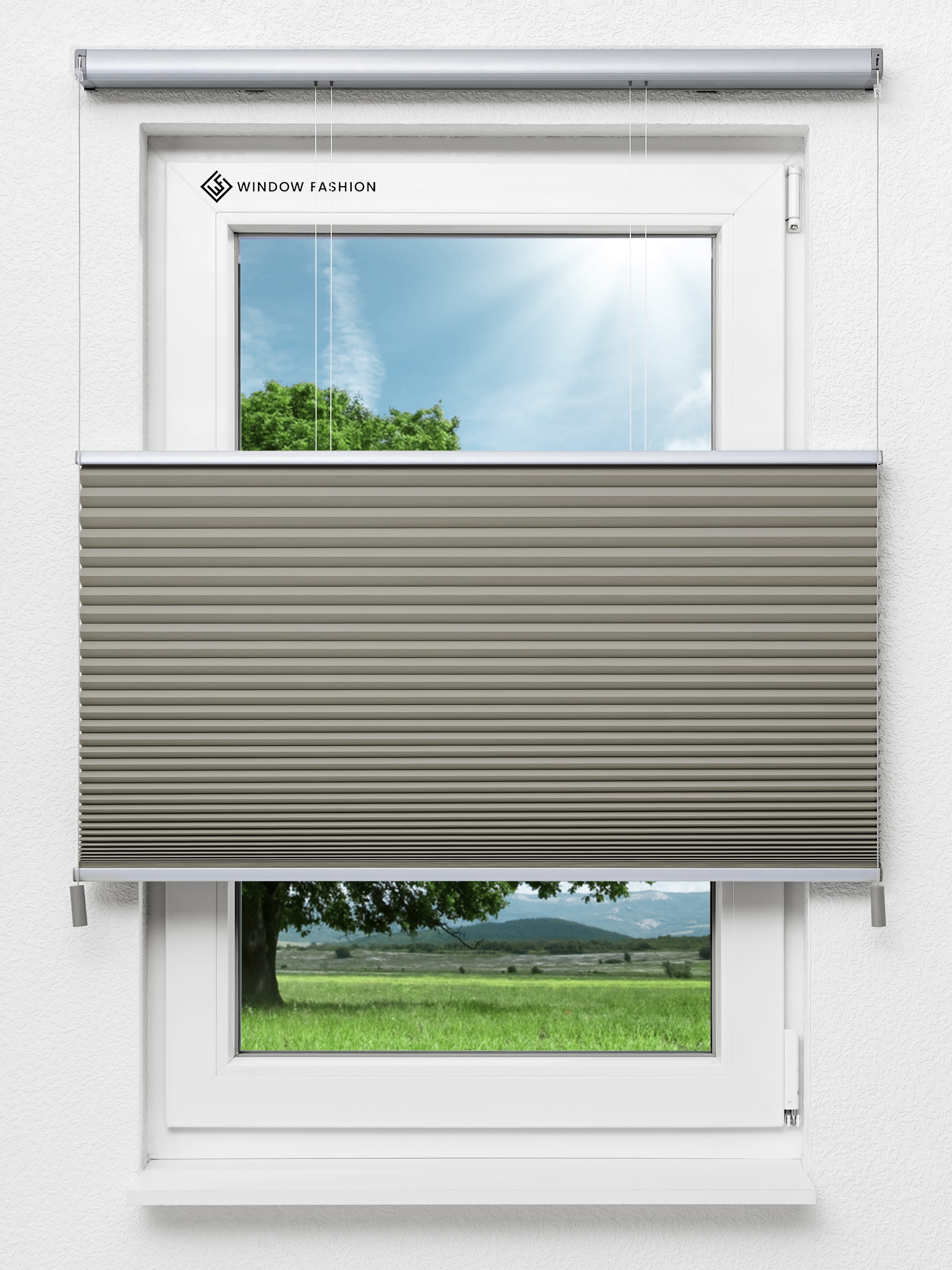 Detailansicht Dubbele Plissé 45mm Schaduwkam 8070.4508