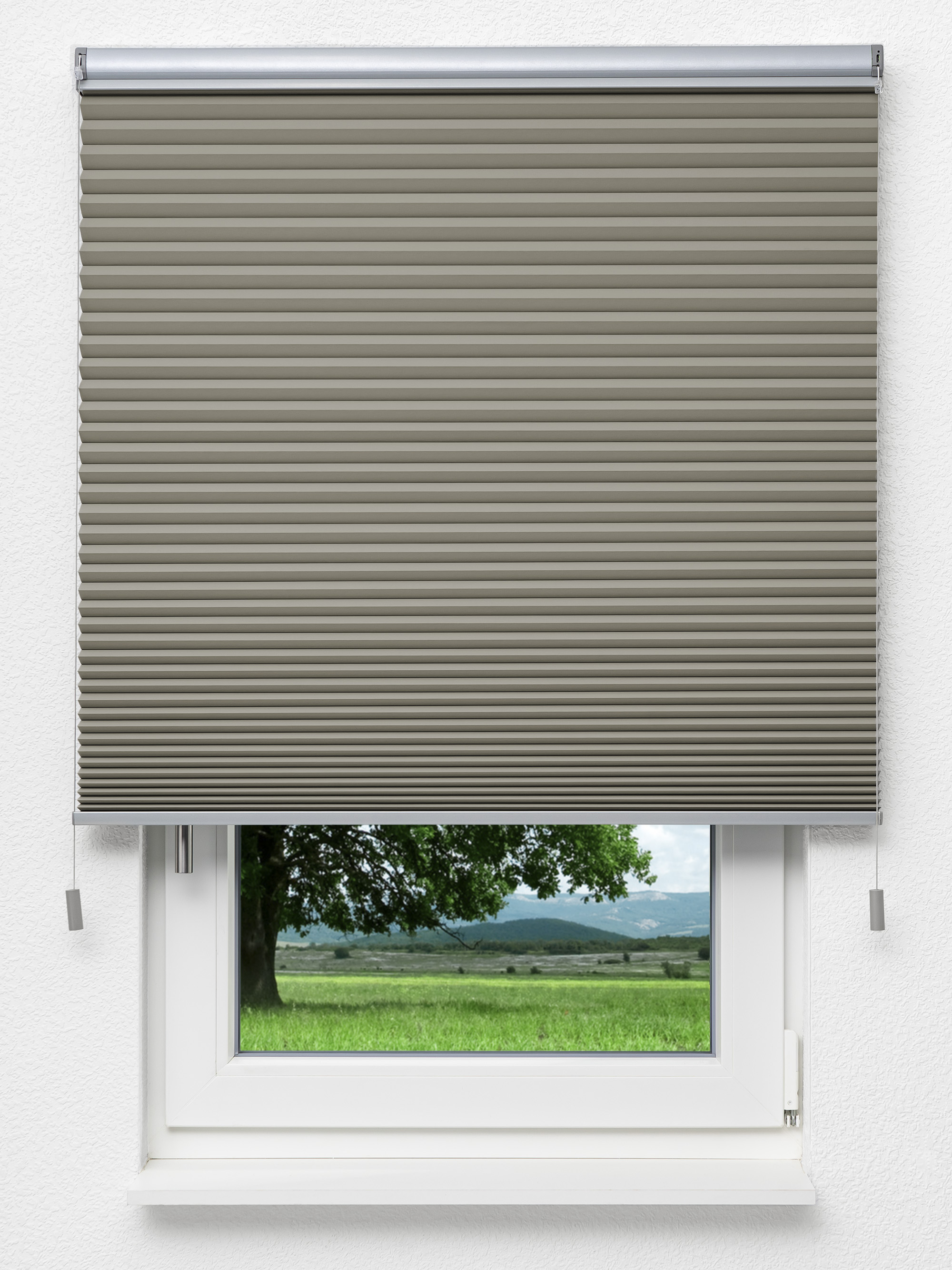 Detailansicht Dubbele Plissé 45mm Schaduwkam 8070.4508