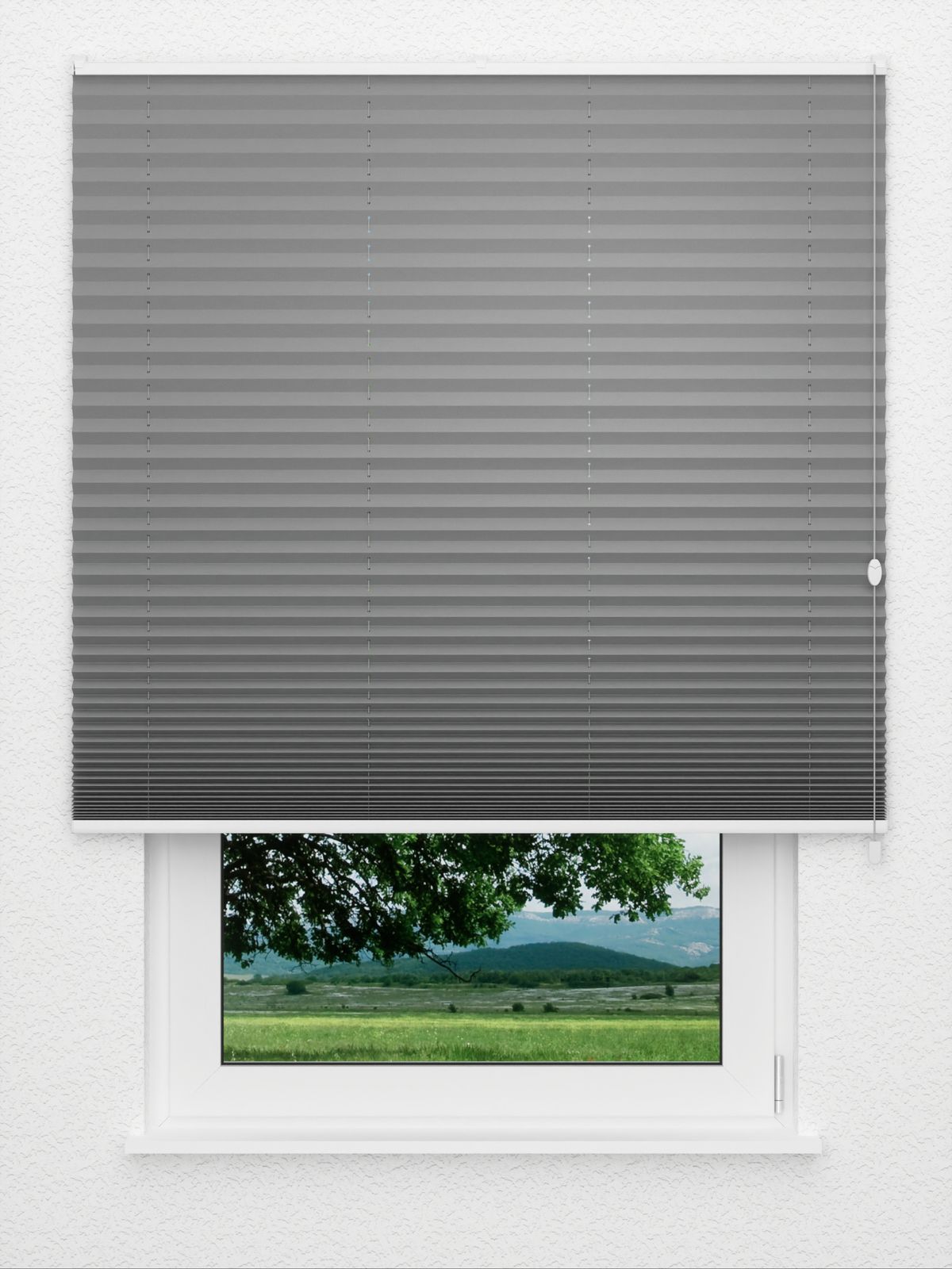 Detailansicht Plissé crepe Black Out 4209.1354