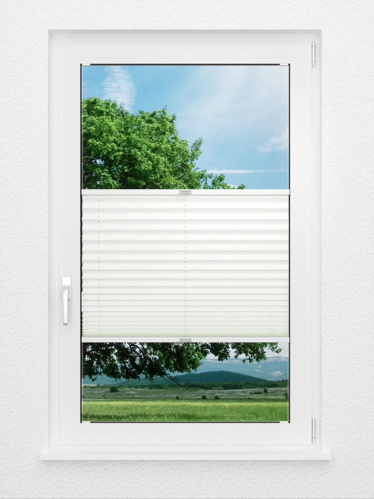 Detailansicht Plissé Crush Licht 6502.1620