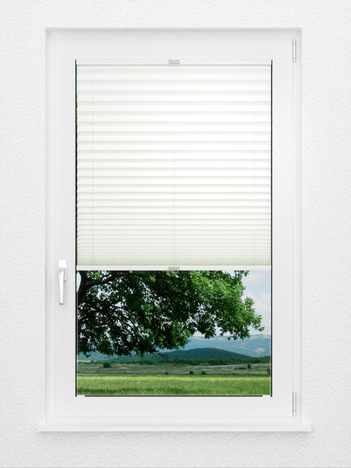 Detailansicht Plissé Crush Licht 6502.1620