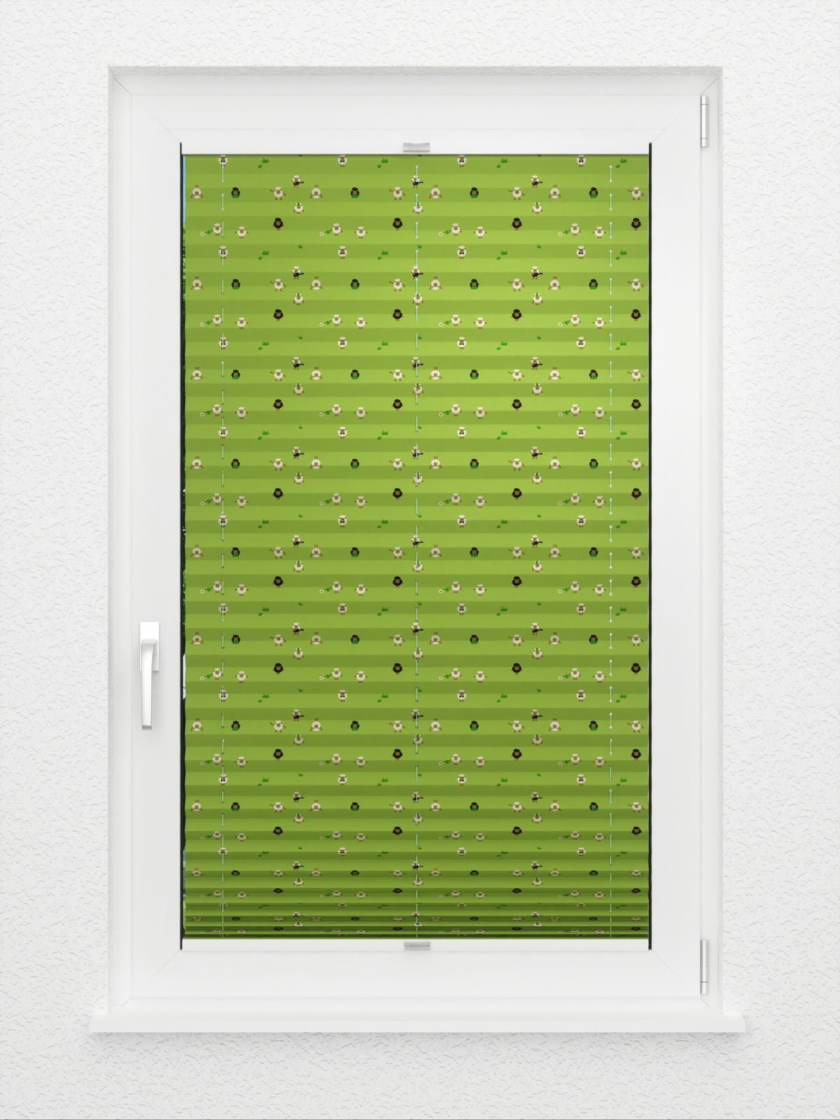 Detailansicht Plissé Schaap groen 3406.6255