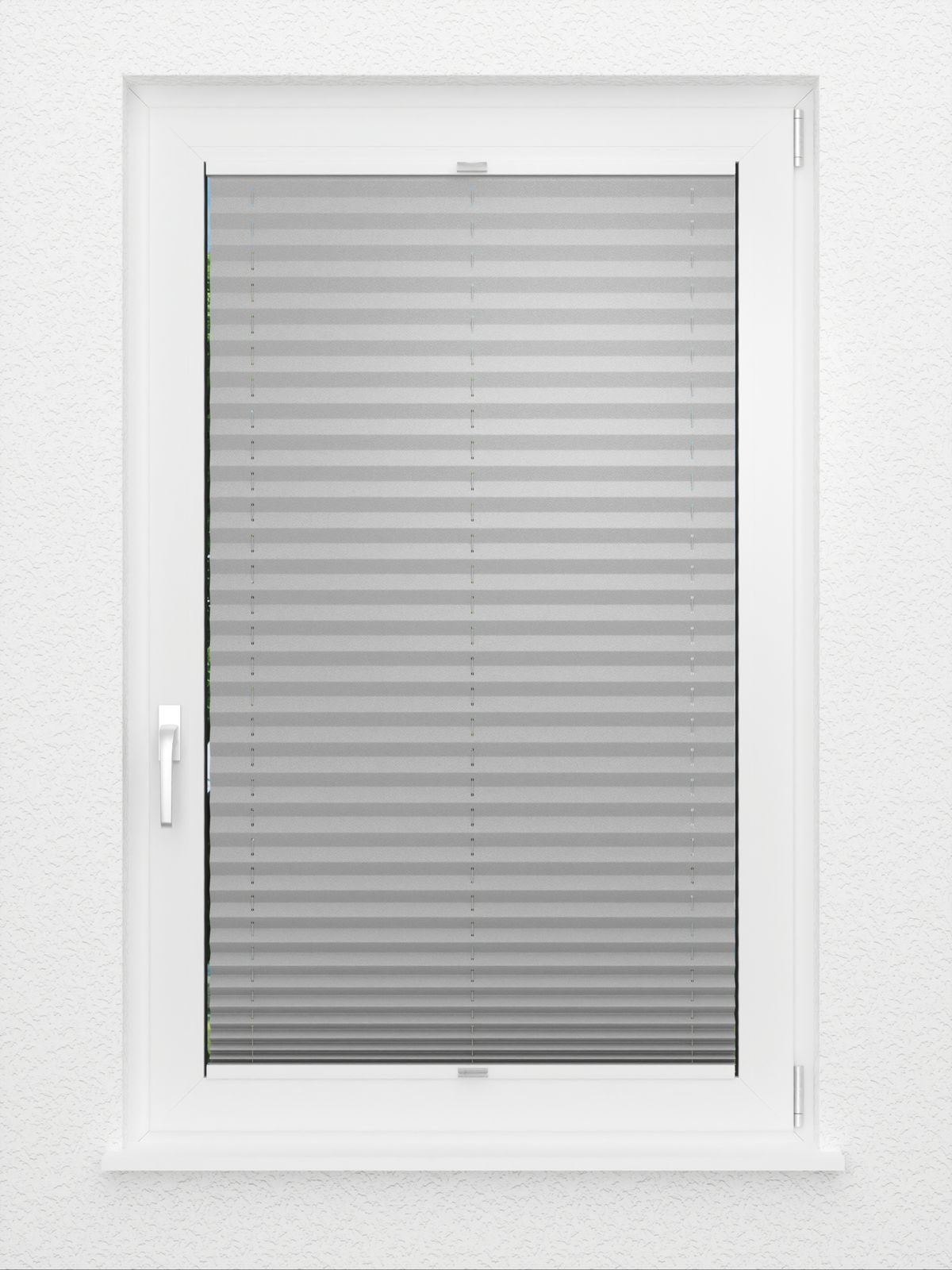 Detailansicht Plissé crepe donker 4209.0812