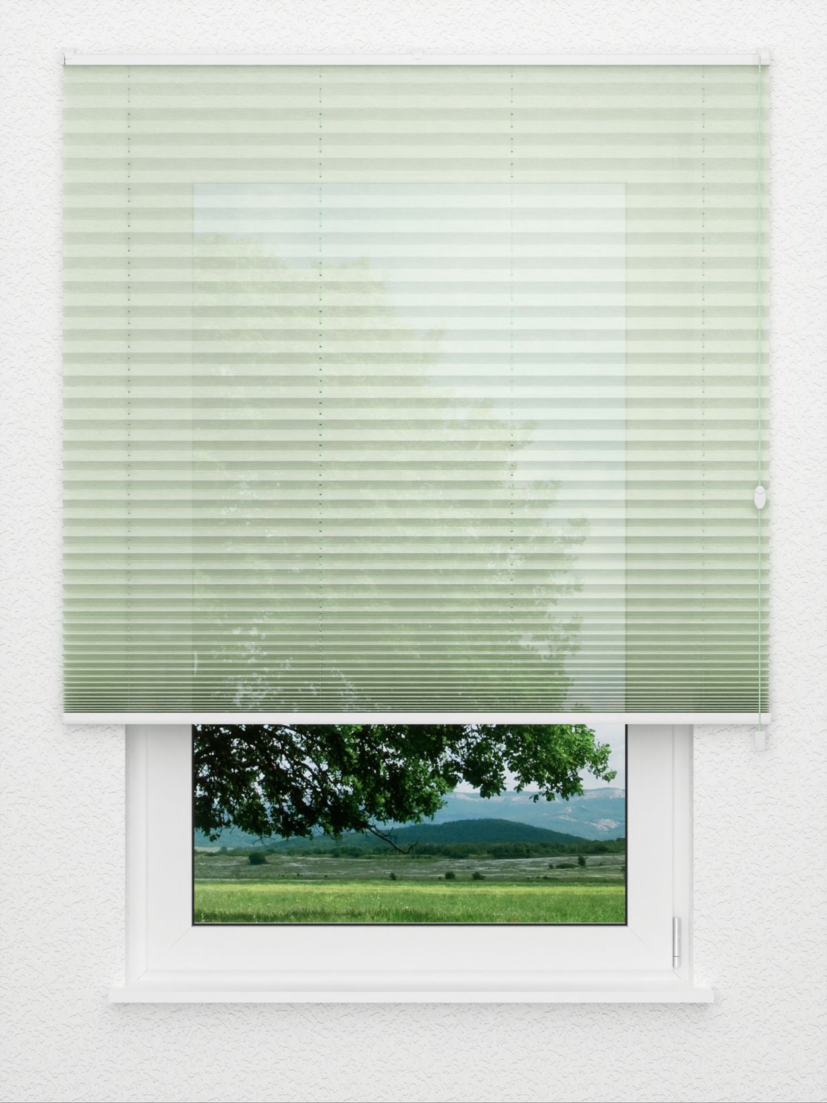 Detailansicht Plissé Groen Licht 5106.5040